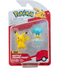 Pokemon Battle Figure - Quaxley & Pikachu (5 cm)