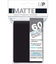 Card Sleeves - Small PRO-Matte (Black, 60 Pieces)