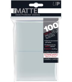 Card Sleeves - Standard PRO-Matte (Clear, 100 Pieces)