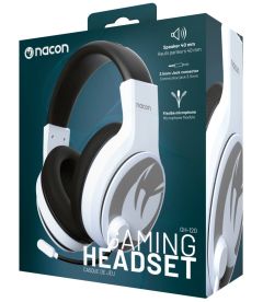 Wired Stereo Headset Nacon (Weiss, PS4, PS5, PC, Xbox)