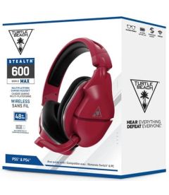 Wireless Gaming Headset Stealth 600 Gen 2 MAX (Red, PS5, PS4, PC, Switch)
