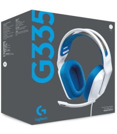 Wired Gaming Headset G335 (White, PC, PS5, PS4, Xbox, Switch)