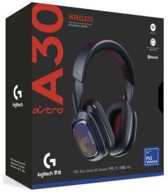 Gaming Wireless Headset Astro A30 (Red and Navy, PC, PS5, PS4, Xbox, Switch, Mobile)