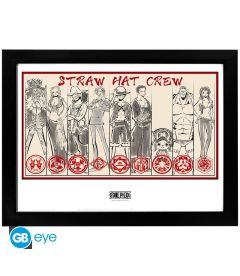 Print One Piece - Straw Hat Crew (Framed)