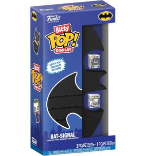 Bitty Pop! Display Batman - Bat-Signal (Display, Batman Und Joker)