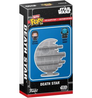 Bitty Pop! Display Star Wars - Death Star (Display, Darth Vader Und Palpatine)