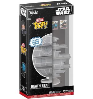 Bitty Pop! Display Star Wars - Death Star (Display, Darth Vader Und Palpatine)