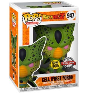 Funko Pop! Dragon Ball Z - Cell First Form (Glow in The Dark, 9 cm)