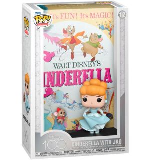 Funko Pop! Movie Posters Disney 100 - Cinderella With Jaq (9 cm)