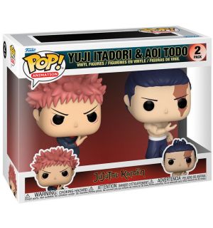 Funko Pop! Jujutsu Kaisen - Yuji Itadori & Aoi Todo (9 cm)