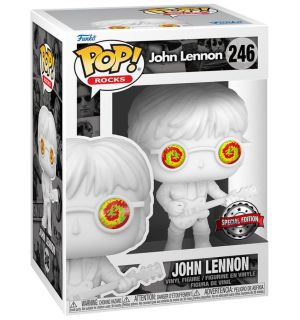 Funko Pop! Rocks - John Lennon (Special Edition, 9 cm)