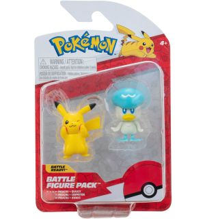 Pokemon Battle Figure - Quaxley & Pikachu (5 cm)