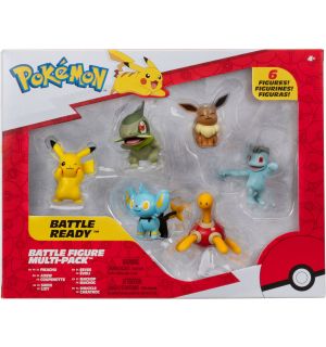 Pokemon Battle Figure - Multi-pack (6 personaggi, 5 cm)