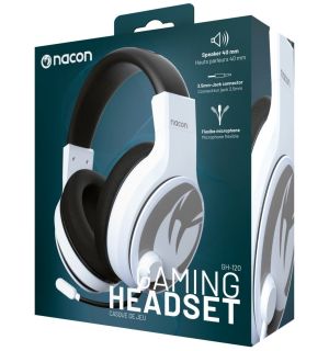 Wired Stereo Headset Nacon (Weiss, PS4, PS5, PC, Xbox)