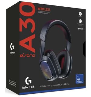 Gaming Wireless Headset Astro A30 (Red and Navy, PC, PS5, PS4, Xbox, Switch, Mobile)