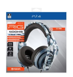 Wired Gaming Headset RIG 400 HS (Camo Blue, PS4, PS5)