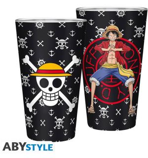 Glas One Piece - Luffy (400 ml)