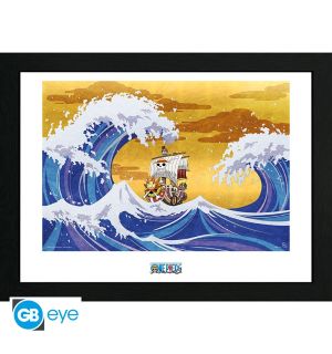 Print One Piece - Thousand Sunny (Framed)