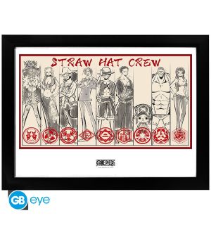 Print One Piece - Straw Hat Crew (Framed)