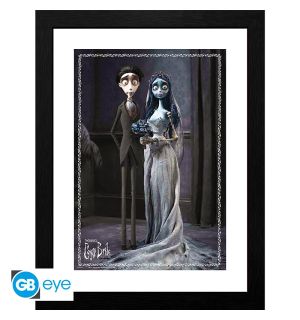 Print Corpse Bride - Emily & Victor (Framed)