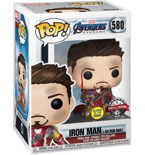 Funko Pop! Avengers Endgame - Iron Man (I Am Iron Man, Special Edition, 9 cm)