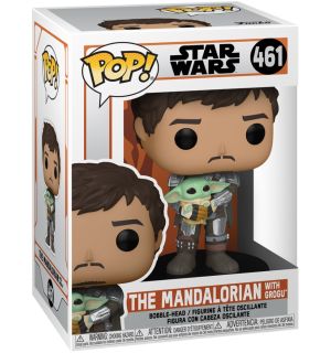 Funko Pop! Star Wars The Mandalorian - The Mandalorian with Grogu (9 cm)