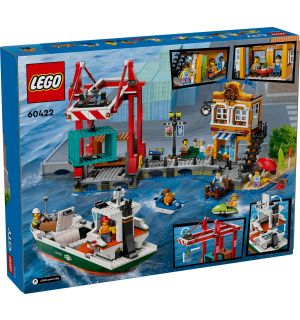 Lego City - Hafen Mit Frachtschiff