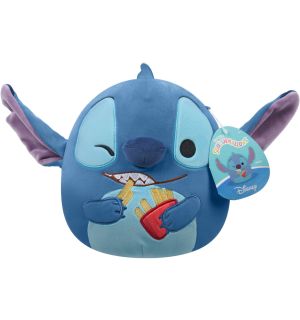 Pluesch Squishmallows Disney - Stitch con patatine (25 cm)