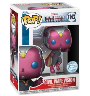 Funko Pop! Marvel Civil War - Civil War: Vision (Special Edition, 9 cm)