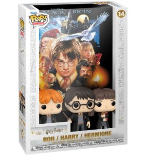 Funko Pop! Movie Posters Harry Potter - Ron, Harry, Hermione (9 cm)