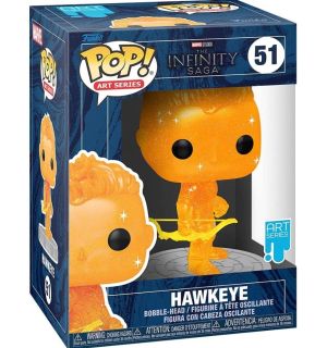 Funko Pop! The Infinity Saga - Hawkeye (Art Series, 9 cm)