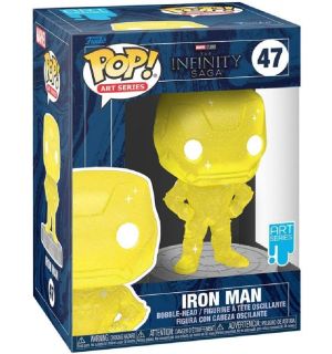 Funko Pop! The Infinity Saga -  Iron Man (Art Series, 9 cm)