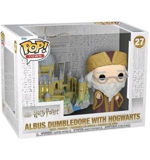 Funko Pop! Harry Potter - Albus Dumbledore With Hogwarts (9 cm)