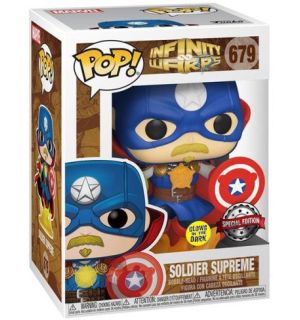 Funko Pop! Infinity Warps - Soldier Supreme (Glow in the Dark Special Edition, 9 cm) 