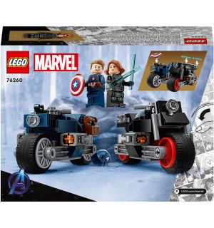 Lego Marvel Super Heroes - Black Widows E Captain Americas Motorrader