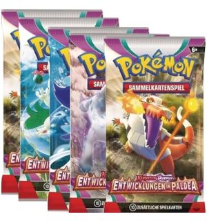 Trading Card Pokemon - Karmesin & Purpur Entwicklungen In Paldea (Booster Pack, DE)