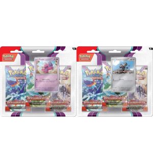 Trading Card Pokemon - Karmesin & Purpur Entwicklungen In Paldea (3-Pack Blister, DE)