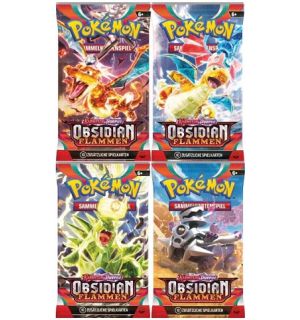 Trading Card Pokemon - Karmesin & Purpur Obsidian Flammen (Booster Pack, DE)