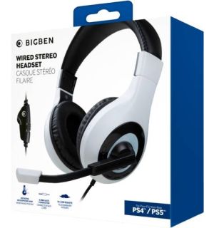 Wired Stereo Headset (Weiss, PS4, PS5)