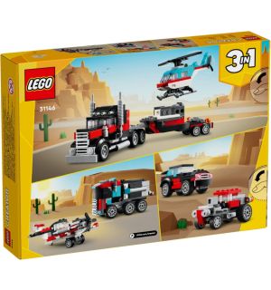 Lego Creator - Tieflader Mit Hubschrauber