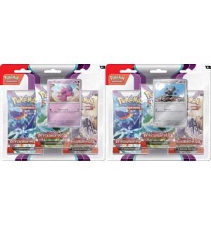Trading Card Game Pokemon - Karmesin & Purpur Entwicklungen In Paldea (3-Pack Blister, DE)