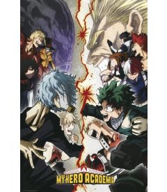 Poster My Hero Academia - Heroes Vs. Villains