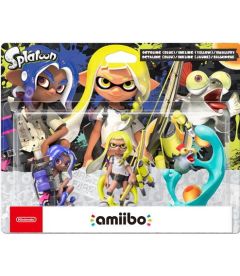 Amiibo Splatoon - Inkling + Octoling + Salmini