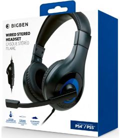 Wired Stereo Headset (Schwarz, PS4, PS5)