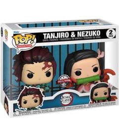 Funko Pop! Demon Slayer - Tanjiro & Nezuko (Special Ed. 9 cm)