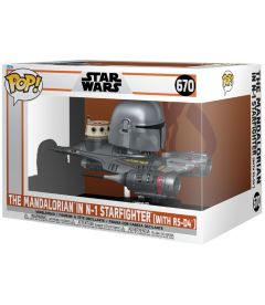 Funko Pop! Star Wars - The Mandalorian in N-1 Starfighter (9 cm)