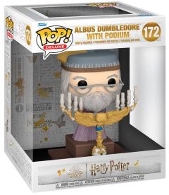 Funko Pop! Harry Potter Deluxe - Dumbledore with Podium (9 cm)