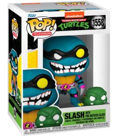 Funko Pop! Teenage Mutant Ninja Turtles - Slash And Pre Mutated Slash (9 cm)