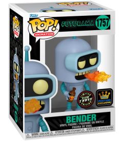 Funko Pop! Futurama - Bender (Chase Edition, 9 cm)