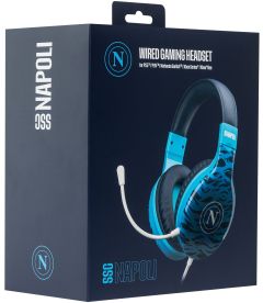 Cuffie Gaming SSC Napoli Waves (PS5, PS4, XBX, XB1, Switch, PC) 